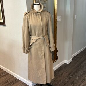 Burberry Tan Trench Coat